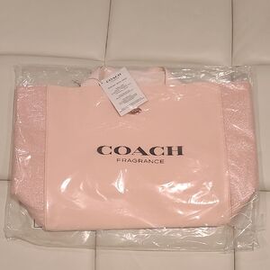 NWT Coach Light Pink Fragrance Tote